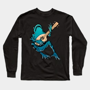 Musician Frog Long Sleeve T-Shirt